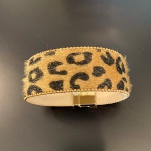 Cheetah print bracelet